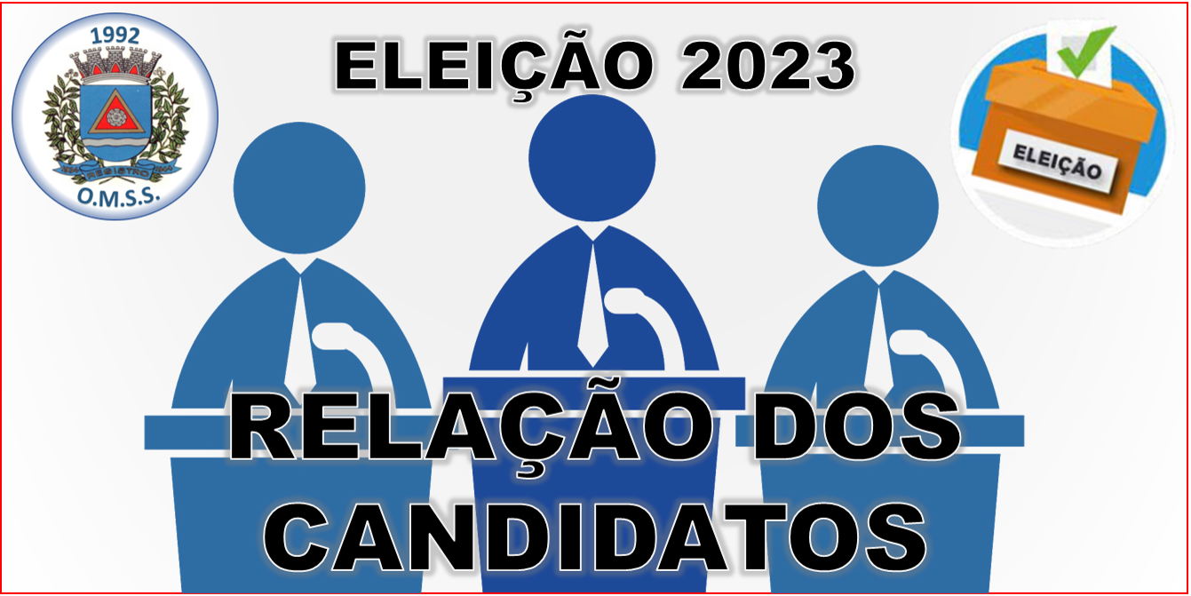 Divulgação dos Candidatos